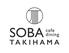 SOBA cafe dining TAKIHAMA ソバカフェダイニングタキハマのロゴ